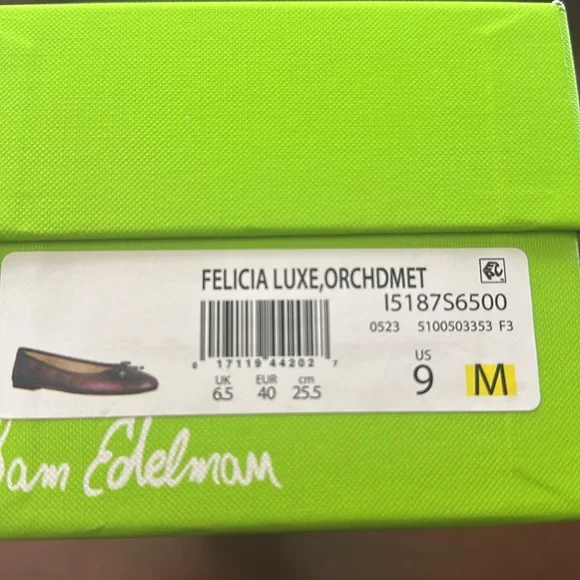 Sam Edelman Felicia Luxe Ballet Flat in Orchid New - Picture 4 of 7